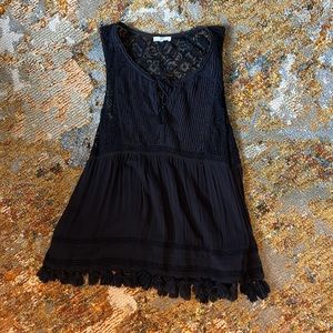 Joie Black Sleeveless Shirt
